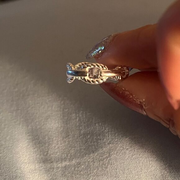 The Braided Link Ring in 925 silver - Picture 8 of 9